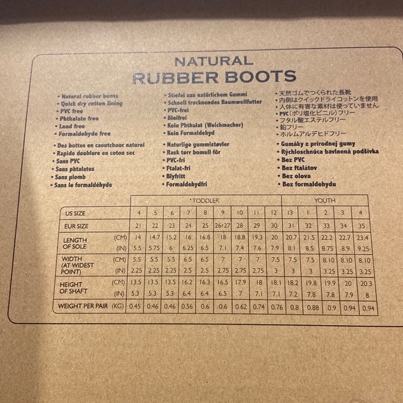 Stonz Kids Yellow Rain Boots - Picture 5 of 5